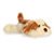 Scruff the Brown and Tan Stuffed Dog Mini Flopsie by Aurora