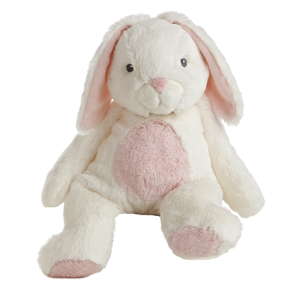 Bun Bun the Quizzies White and Pink Stuffed Bunny by Aurora