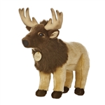 Realistic Stuffed Elk 14 Inch Plush Animal by Aurora