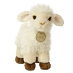 Realistic Stuffed Baby Sheep 7 Inch Plush Lamb by Aurora