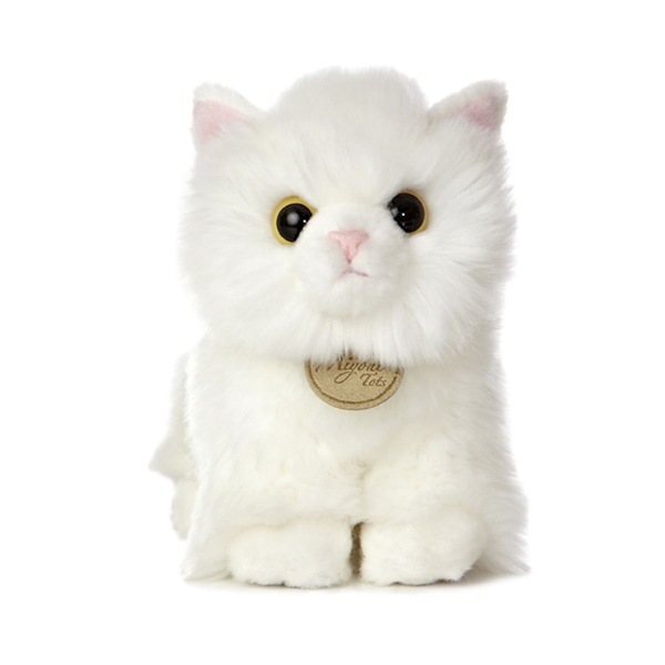 Realistic Stuffed Angora Kitten 7 Inch Plush Cat by Aurora at Stuffed ...