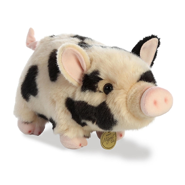 Realistic Stuffed Spotted Potbellied Pig - 10 In. | Aurora