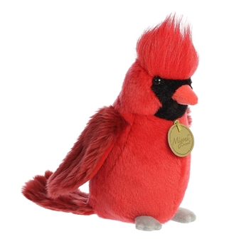 Realistic Stuffed Cardinal 9 Inch Miyoni Plush by Aurora