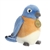 Realistic Stuffed Bluebird 7 Inch Miyoni Plush by Aurora