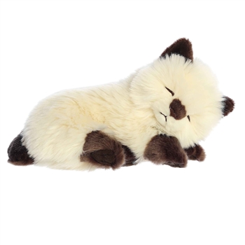 Realistic Stuffed Sleepy Himalayan Kitten Miyoni Plush by Aurora