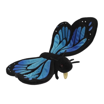 Realistic Stuffed Morpho Butterfly 13 Inch Miyoni Plush by Aurora