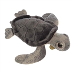 Realistic Stuffed Sea Turtle Hatchling 11 Inch Miyoni Plush by Aurora