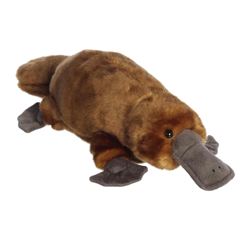 Realistic Stuffed Platypus 14 Inch Miyoni Plush by Aurora