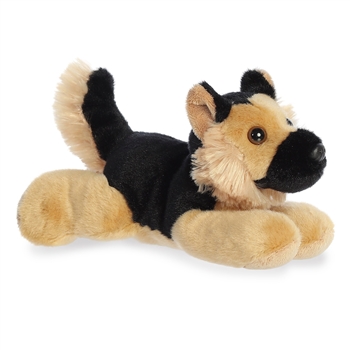 Shep the Stuffed German Shepherd Mini Flopsie by Aurora