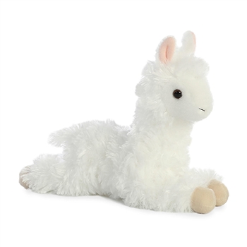 Little Ansy the Stuffed Alpaca Mini Flopsie by Aurora