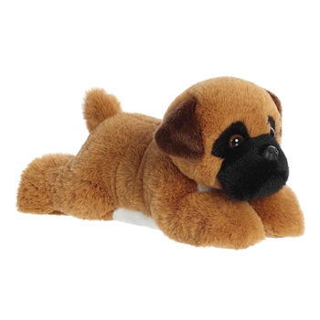 Boden the Stuffed Boxer Mini Flopsie Dog by Aurora