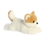 Peanut the Plush Pom Pup 12 Inch Flopsie Dog by Aurora