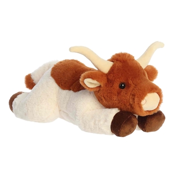 Buck the Plush Longhorn Cow 12 Inch Flopsie by Aurora