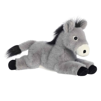 Petunia the Plush Donkey 12 Inch Flopsie by Aurora