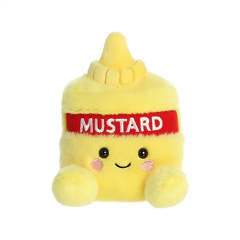 Newton the Plush Mustard Bottle Palm Pals by Aurora