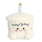 Party-Sized Palm Pals 8 Inch Plush Happy B-Day Cake by Aurora