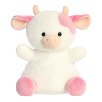 Party-Sized Palm Pals 13 Inch Plush Belle Strawberry Cow by Aurora