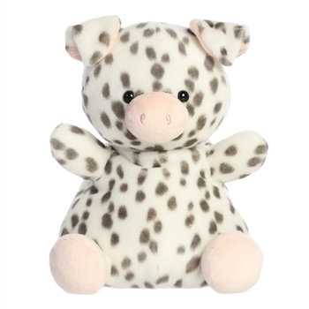 Party-Sized Palm Pals 13 Inch Plush Piggles Spotted Piglet by Aurora