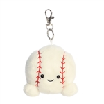 Palm Pals Clip-On 4 Inch Plush Slugger Baseball Bag Charm by Aurora