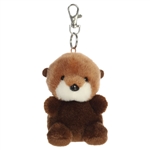 Palm Pals Clip-On 4 Inch Plush Selena Sea Otter Bag Charm by Aurora