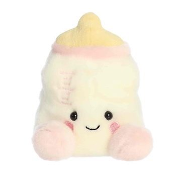 Thea the Plush Pink Baby Bottle Palm Pals by Aurora