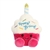 Sparkle the Plush Birthday Cupcake Palm Pals by Aurora