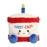 Party-Sized Palm Pals 13 Inch Plush America B'Day Cake by Aurora