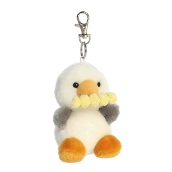 Palm Pals Clip-On 4 Inch Plush Buoy Seagull Bag Charm by Aurora