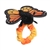 Wrist Fliers Elastic Plush Monarch Butterfly by Aurora