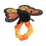 Wrist Fliers Elastic Plush Monarch Butterfly by Aurora
