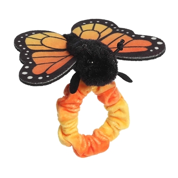 Wrist Fliers Elastic Plush Monarch Butterfly by Aurora