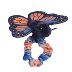 Wrist Fliers Elastic Plush Sunset Butterfly by Aurora
