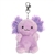 Palm Pals Clip-On 4 Inch Plush Xavier Purple Axolotl Bag Charm by Aurora
