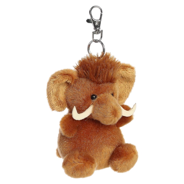Palm Pals Clip-On 4 Inch Plush Mo Woolly Mammoth Bag Charm