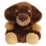 Houdini the Stuffed Dachshund Palm Pals by Aurora