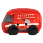 Rescue the Stuffed Firetruck Palm Pals by Aurora