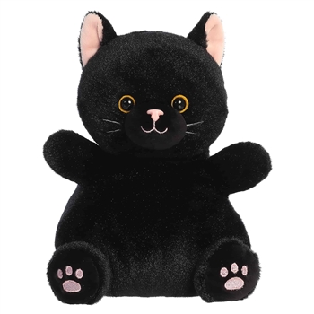 Party-Sized Palm Pals 8 Inch Plush Twilight Black Cat by Aurora