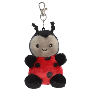 Palm Pals Clip-On 4 Inch Plush Lil Spots Ladybug Bag Charm by Aurora