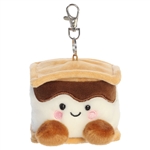 Palm Pals Clip-On 4 Inch Plush Toastee S'more Bag Charm by Aurora