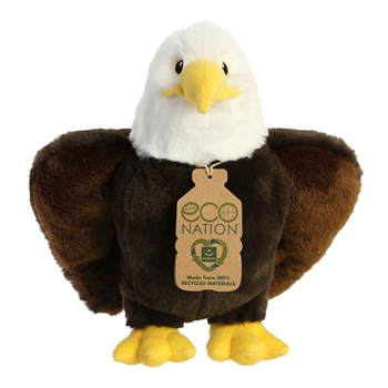 Eco Nation Stuffed Eagle by Aurora