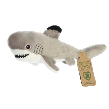 Eco Nation Softies Plush Black Tipped Shark by Aurora