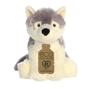 Eco Nation Hugs Plush Wolf by Aurora