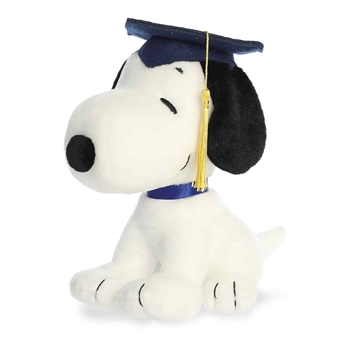 Peanuts Graduation Snoopy Stuffed Animal with Cap by Aurora