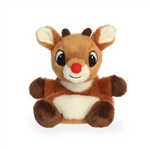 Rudolph the Plush Red-Nosed Reindeer Palm Pals by Aurora