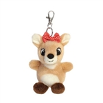 Palm Pals Clip-On 4 Inch Plush Clarice Reindeer by Aurora