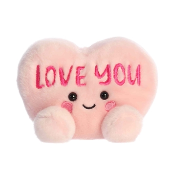 Love You Plush Candy Heart Palm Pals by Aurora