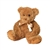Fuzzy Caramel Plush Teddy Bear by Douglas