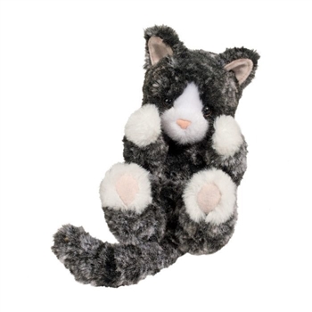 Stuffed Black and White Kitten Lil Baby by Douglas