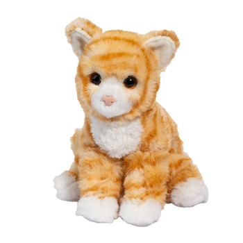 Mini Soft Gingie the 7 Inch Plush Striped Cat by Douglas