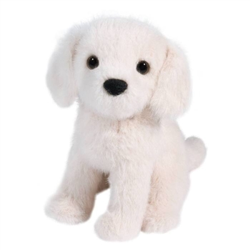 Mini 6 Inch Stuffed Yellow Lab Dog by Douglas